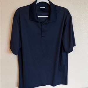Nike Navy Blue Short-Sleeve Polo